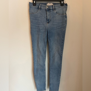 Free People High Rise Skinny Jeans,‎ Medium Wash